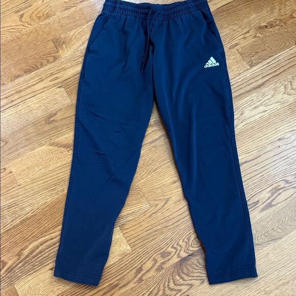 adidas Pants - Women’s Adidas Dark Blue Joggers with Logo